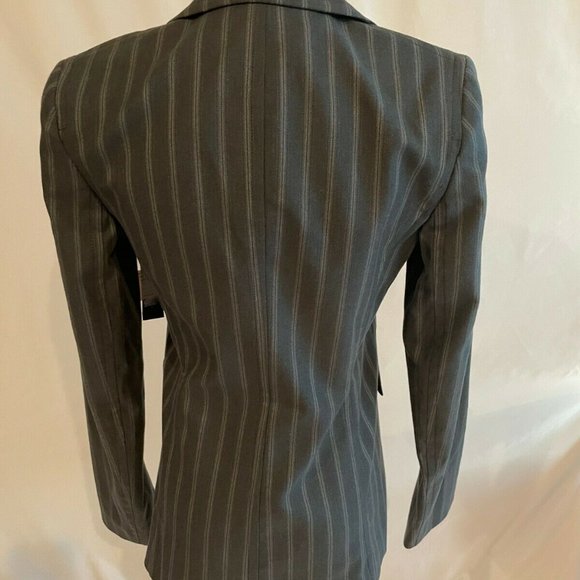 Theory Womens Benjamin Blazer Jacket NWT Size 2 Charcoal $385 - Picture 3 of 8